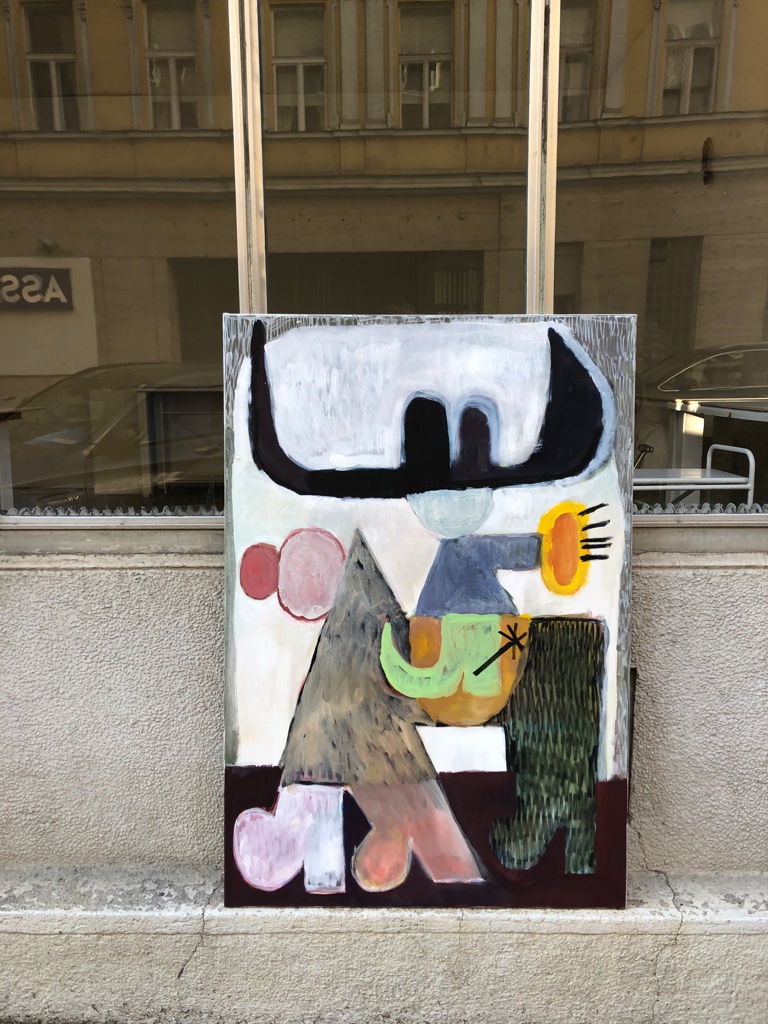 painting of a cowboy